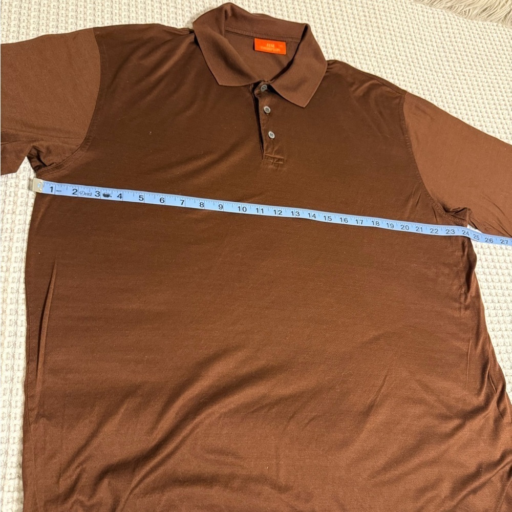 NWOT Jim Thompson Brown Polo Shirt Size XL - Picture 5 of 8